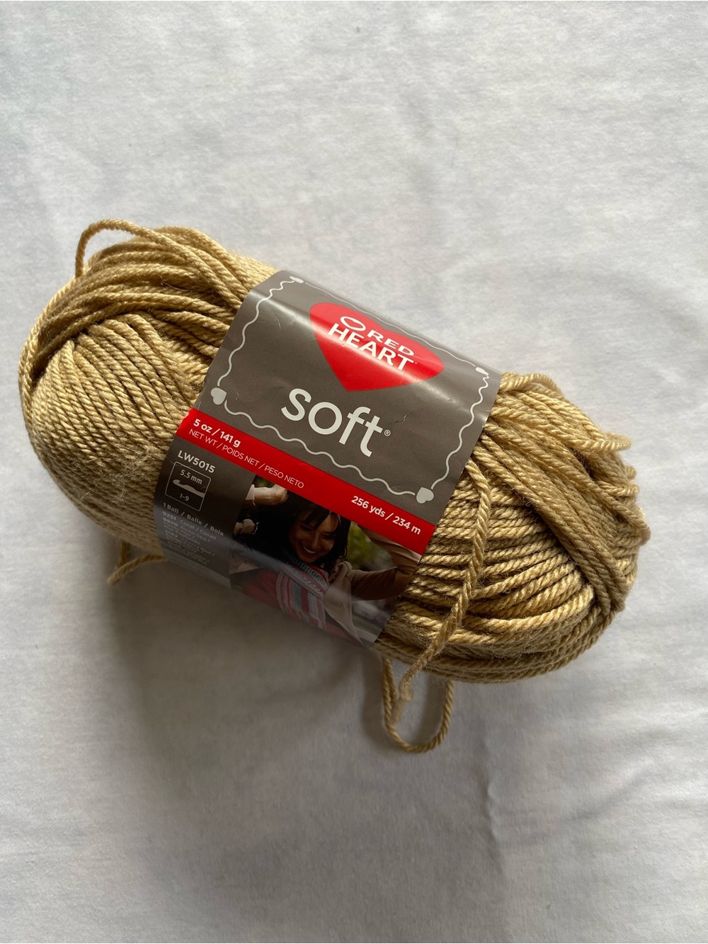 New Red Heart Soft Wheat Yarn